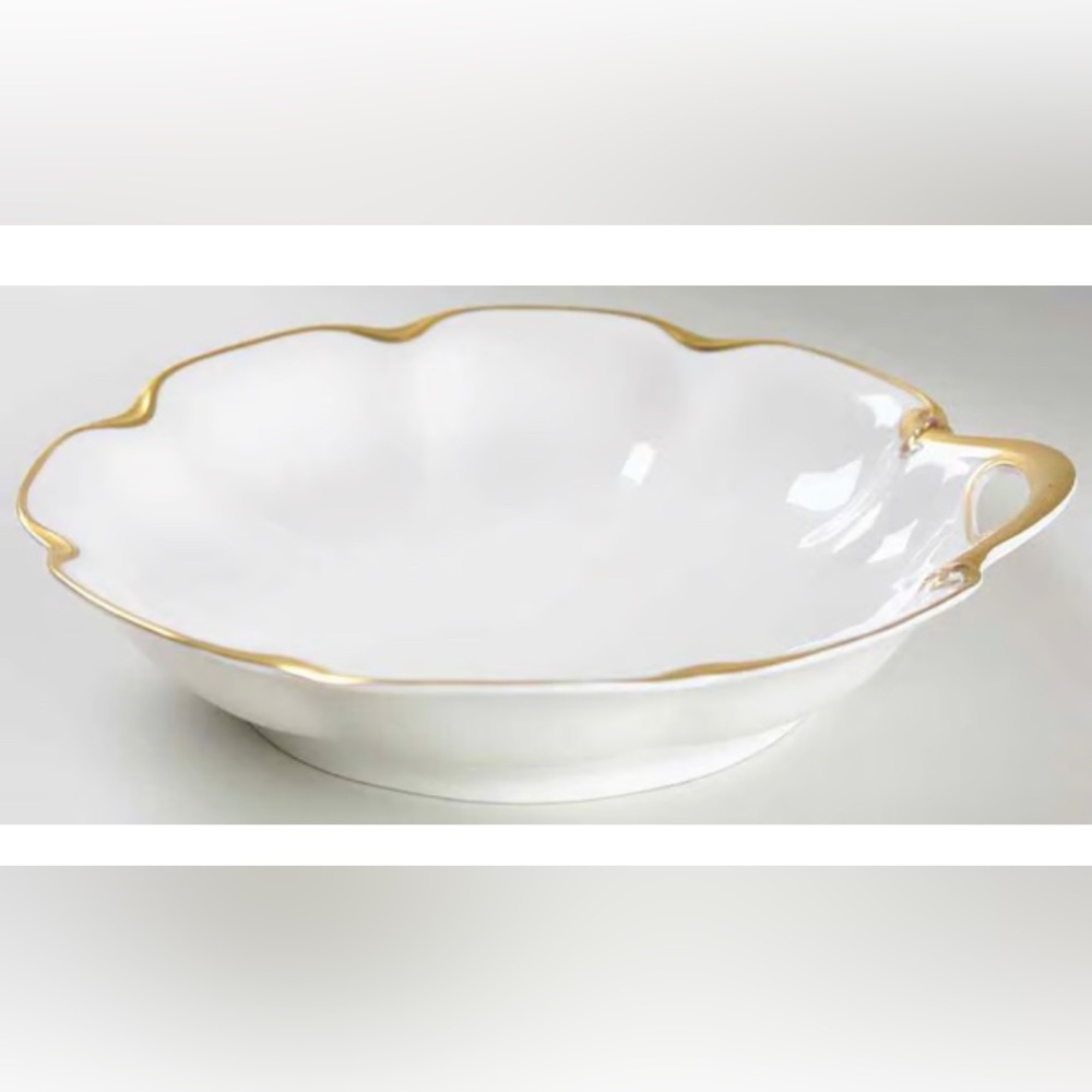 Haviland SILVER ANNIVERSARY 6-7/8" Handled Bon Bon Bowl